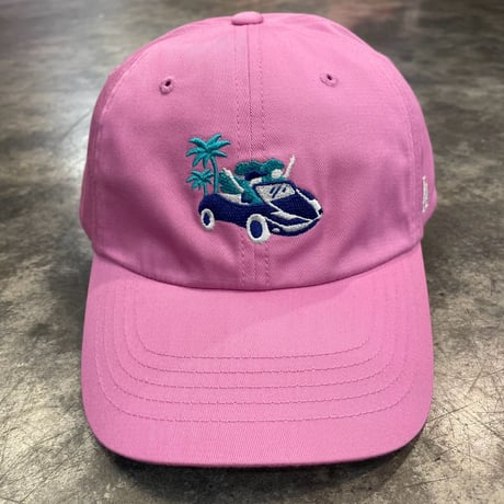 海外限定モデル　MLB Los Angeles Dodgers　Adjustable CAP PINK MLB-3