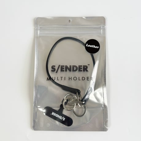 S/ENDER - MULTI HOLDER / SHORT [LEATHER] <BLACK> SE-09