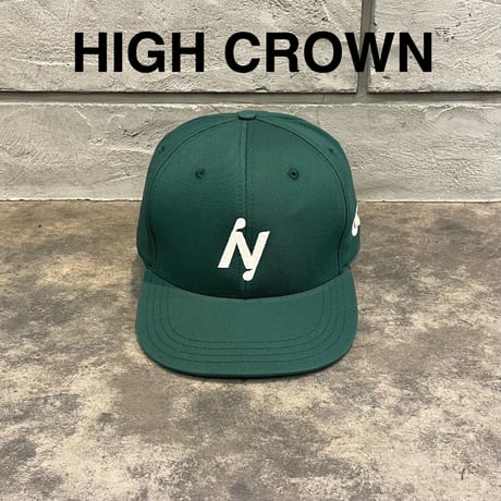 別注 クーパーズタウン HIGH CROWN×GOOD CAP CLUB NY_ CAP (GREEN) C-79