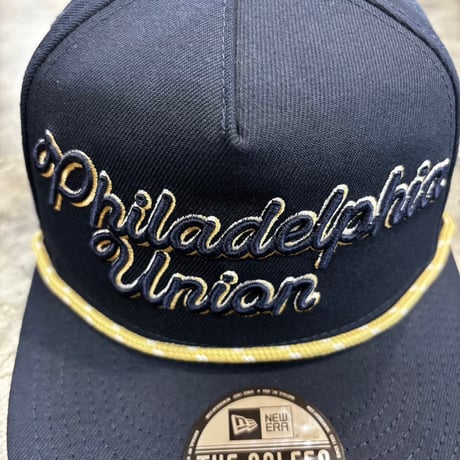 USA買付　NEW ERA Philadelphia Union Script Rope Golf Snapback Navy　NEWERA-75