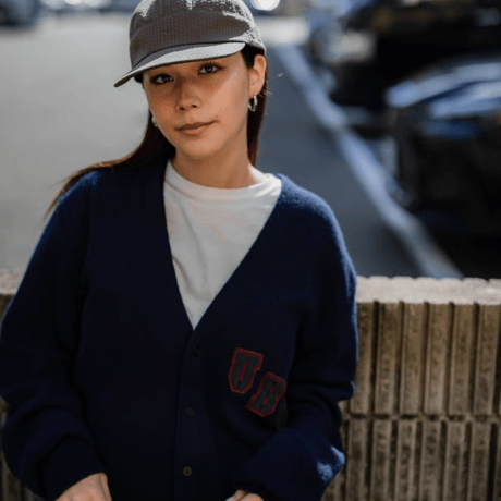 Round Cap  confidence studio BLACK J-01