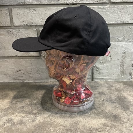 クーパーズタウン NYCC1947_WASHED CAP (Black) USED加工 C-23