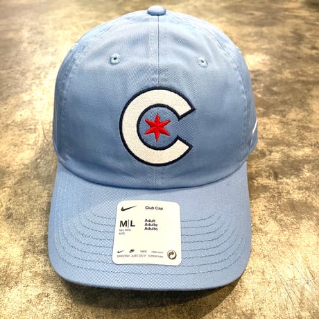 日本未発売モデル NIKE× Chicago Cubs Light Blue City Connect Club Adjustable Hat N-79