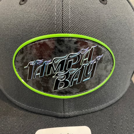 日本未発売モデル  NIKE×Tampa Bay Rays Graphite/Black 2024 City Connect True Fitted Hat  DEEP  N-120