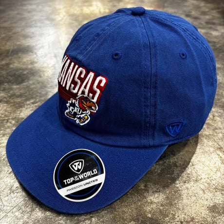 USA買付　Kansas Jayhawks Top of the World Slice Adjustable Hat - Royal Blue US-71