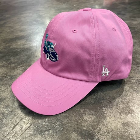 海外限定モデル　MLB Los Angeles Dodgers　Adjustable CAP PINK MLB-3