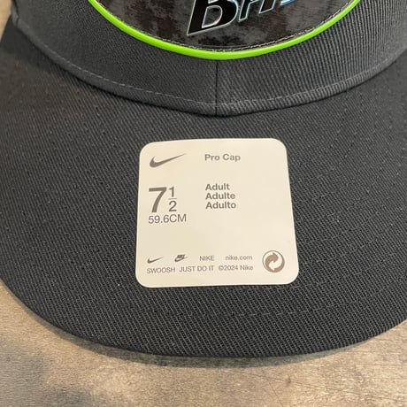 日本未発売モデル  NIKE×Tampa Bay Rays Graphite/Black 2024 City Connect True Fitted Hat  DEEP  N-120
