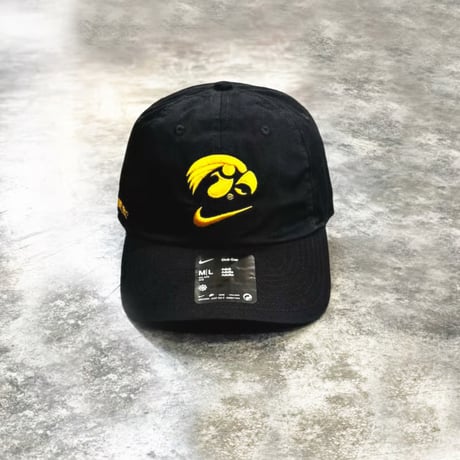 USA買付 Iowa Hawkeyes Nike Primetime Club Adjustable Hat - Black N-213