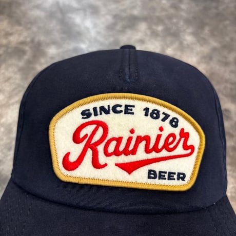 USA買付　American Needle / Rainier Beer】 Canvas Roscoe Adjustable Hat - Navy　 AN-20