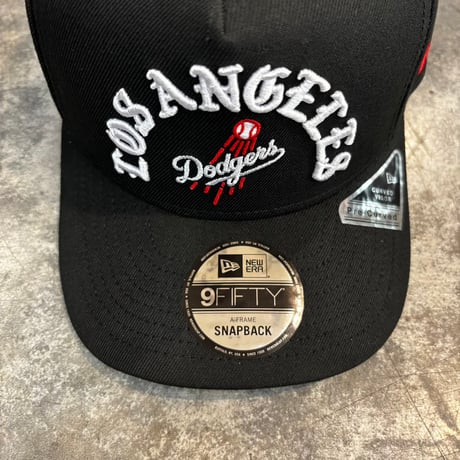 USA買付 New Era Los Angeles Dodgers Skull Black Prime Edition 9FIFTY A-Frame Snapback Hat　NEWERA-63
