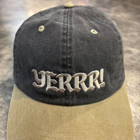 GC-YERRR! Cotton Cap 　 BALCK/BEIGE  GC-22