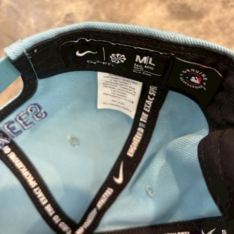 USA買付  NIKE×NEWYORK YANKEES Snapback 　NIKE PRO DEEP Turquoise  N-158