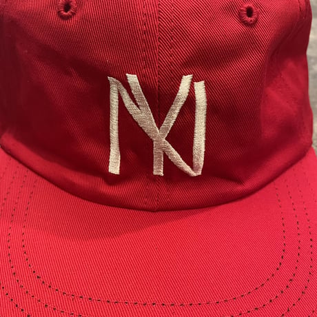 別注クーパーズタウンNYB_WASHED CAP (RED) USED C-46