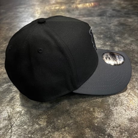 USA買付   New York Mets Black Rose Embroidery 9FORTY A-Frame Adjustable Cap Black/Grey　NEWERA -82