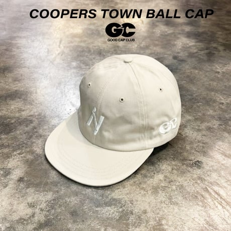 別注 クーパーズタウン×GOOD CAP CLUB NY_WASHED CAP (STONE ) C-56