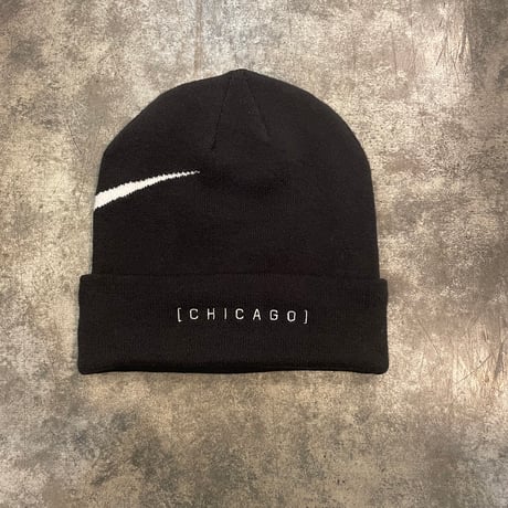 日本未発売モデル　NIKE×Chicago White Sox SWOOSH PEAK CUFFED KNIT/BLACK N-109