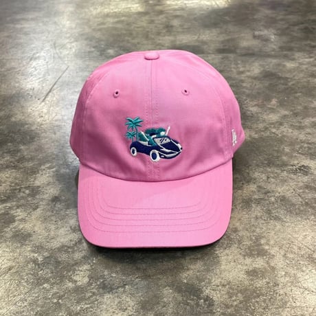 海外限定モデル　MLB Los Angeles Dodgers　Adjustable CAP PINK MLB-3