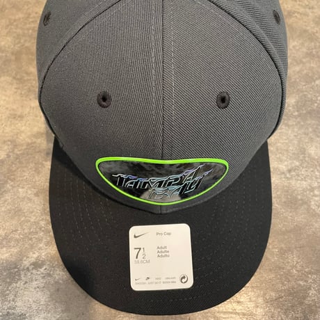 日本未発売モデル  NIKE×Tampa Bay Rays Graphite/Black 2024 City Connect True Fitted Hat  DEEP  N-120