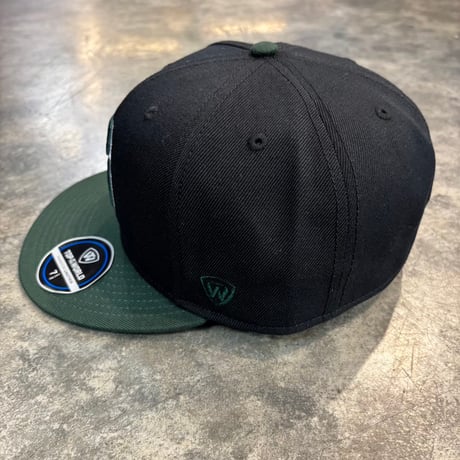 USA買付　Michigan State Spartans Top of the World Team Color Two-Tone Fitted Hat - Black/Green US-43
