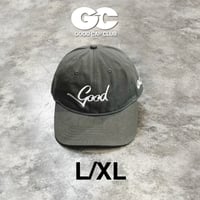 GC- “Good” Script Logo CAP – L/XL GRAY GC-46