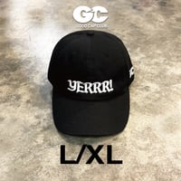 GC-YERRR! Cotton Cap L/XL BLACK GC-19