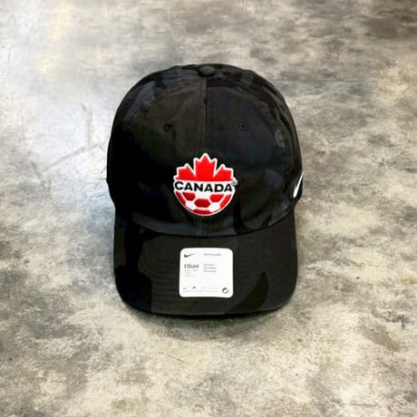 USA限定 NIKE×Canada Soccer Nike Campus Adjustable  Heritage BLACKCAMO N-208