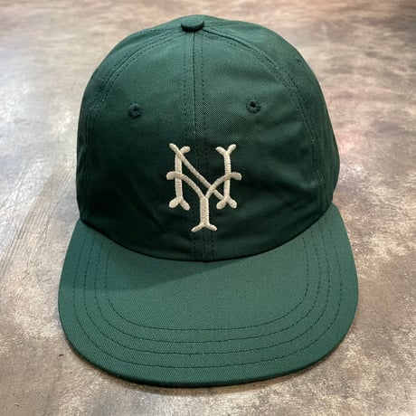 クーパーズタウン NYCC1947_WASHED CAP (GREEN) USED加工 C-22