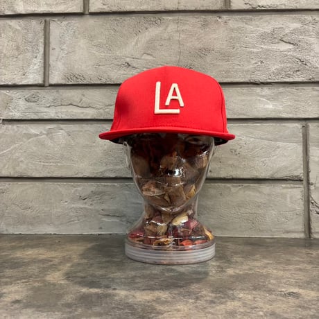 別注 クーパーズタウン HIGH CROWN×GOOD CAP CLUB LA_ CAP(RED) C-116