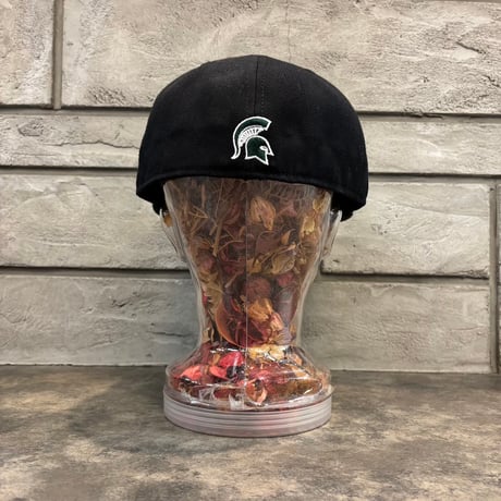 USA買付　Michigan State Spartans Top of the World Team Color Two-Tone Fitted Hat - Black/Green US-43