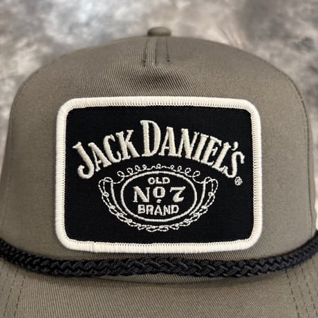 USA買付　AMERICAN NEEDLE × JACK DANIEL’S OLD No.7 LOGO ROPE CAP / LIGHT OLIVE　AN-27