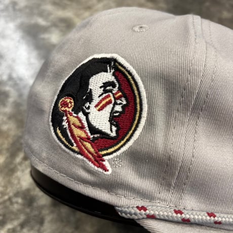 USA買付 NEW ERA FLORIDA STATE SEMINOLES “PROPERTY OF” THE GOLFER SNAPBACK CAP GRAY NEWERA-73
