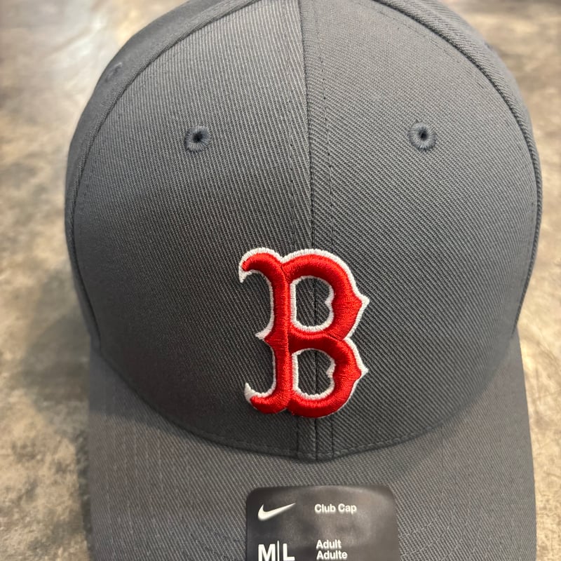 【ept】 ★ BOSTON ★ GREY & RED 日本未発売モデル NIKE×BOSTON RED SOX Club CAP GRAY HAR