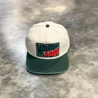 USA買付 Mountain Dew Retro Golfer Snapback Hat - Cream　US-52