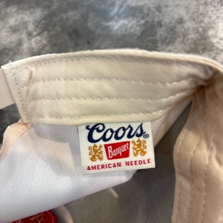 USA買付【American Needle / Coors Banquet】 Blazer Adjustable Hat - Cream　 AN-18