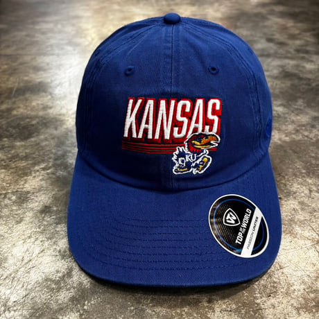 USA買付　Kansas Jayhawks Top of the World Slice Adjustable Hat - Royal Blue US-71