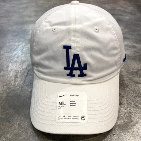 日本未発売モデル NIKE×LOSANGELS DODGERS Club CAP WHITE/ROYAL N-21