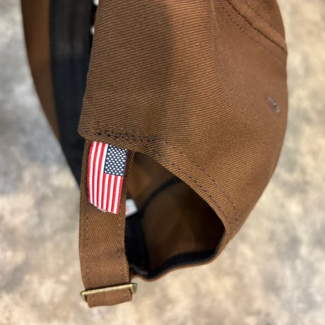 別注クーパーズタウンNYB_WASHED CAP (BROWN) USED加工 C-95