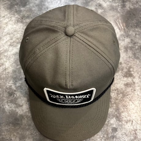 USA買付　AMERICAN NEEDLE × JACK DANIEL’S OLD No.7 LOGO ROPE CAP / LIGHT OLIVE　AN-27