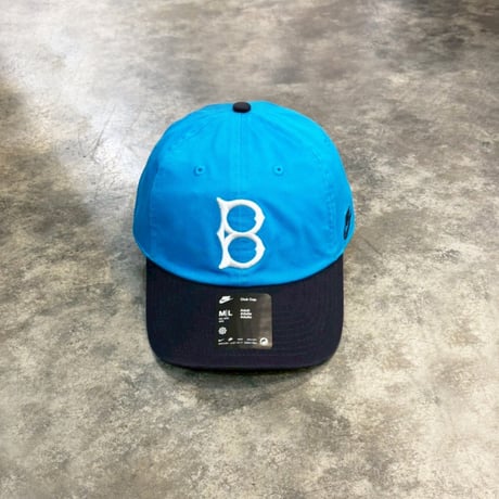 USA買付　 Brooklyn Dodgers Nike Neon 90s Club Adjustable Hat - SKYBlue/Navy N-182