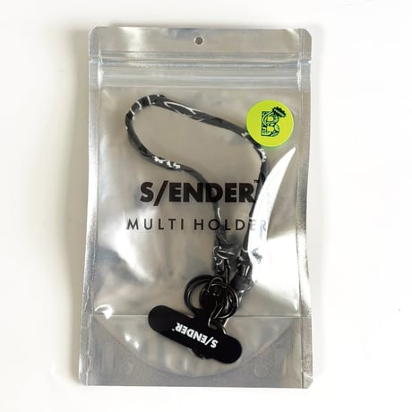 S/ENDER - "BANDANA" MULTI HOLDER / SHORT <charcoal> SE-04