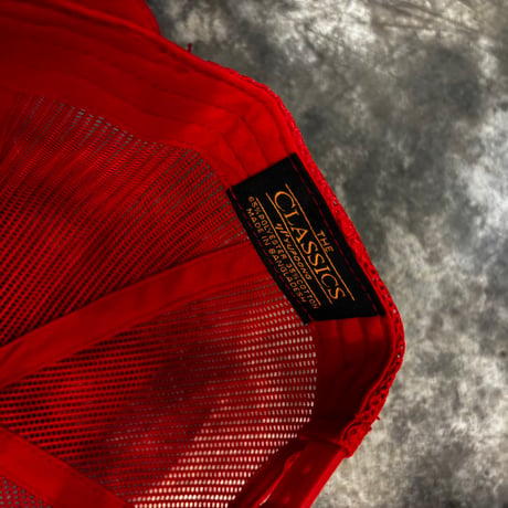 USA買付 SALTY CREW FIND REFUGE IN THE SEA FISH PATCH TRUCKER SNAPBACK CAP RED　US-59