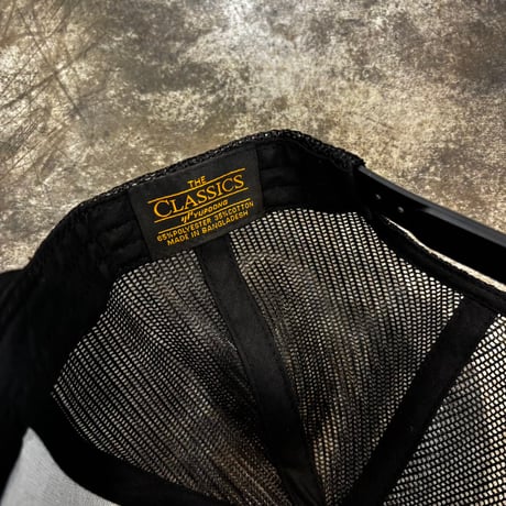 USA買付 SALTY CREW FIND REFUGE IN THE SEA FISH PATCH TRUCKER SNAPBACK CAP BLACK　US-58