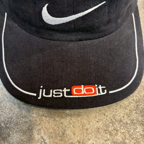 90's NIKE dead stock Swoosh LOGO　BLACK N-174