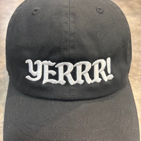 GC-YERRR! Cotton Cap L/XL BLACK GC-19