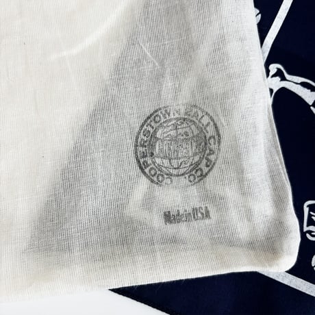 COOPERSTOWN BALL CAP MADE IN USA BASEBALL BANDANA - NAVY　B-01