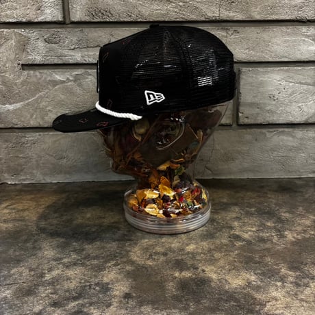 USA買付  NEW YORK YANKEES GUMMY GOLFER TRUCKER CAP BLACK　NEWERA -91