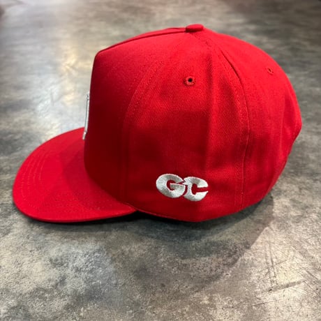 別注 クーパーズタウン HIGH CROWN×GOOD CAP CLUB LA_ CAP(RED) C-116