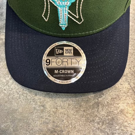 USA買付 New York Yankees New Era Dark Green City Feature 9FORTY A-Frame Adjustablet NEWERA-43
