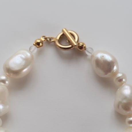 baroque pearls bracelet