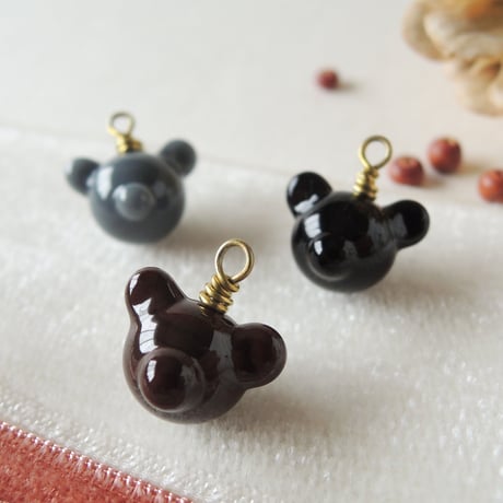 Bear Face ×1pcs - Dark colors